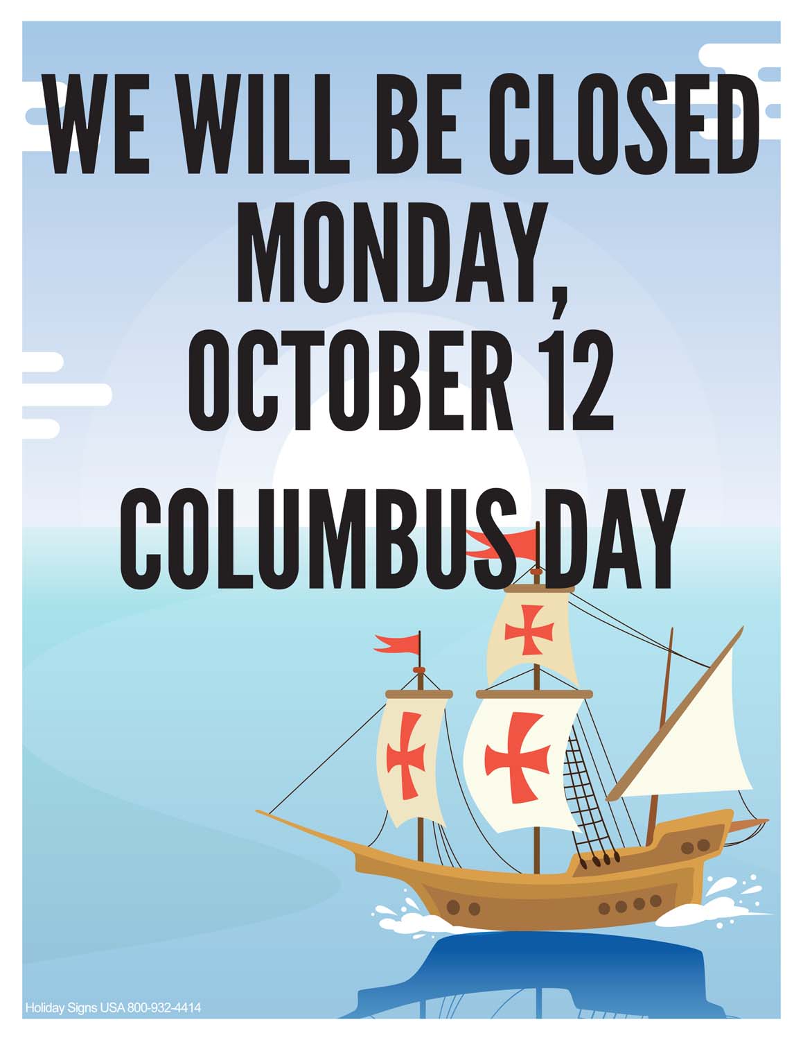 Columbus Day Holiday Abbeville Memorial Library