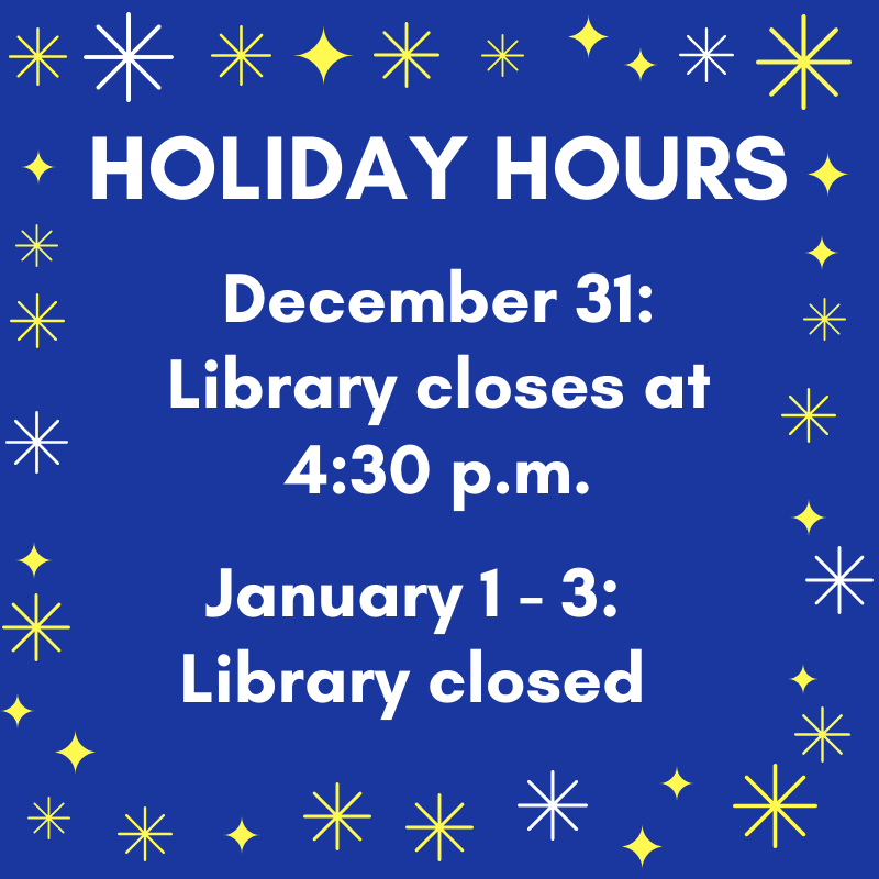 Happy New Year Abbeville Memorial Library