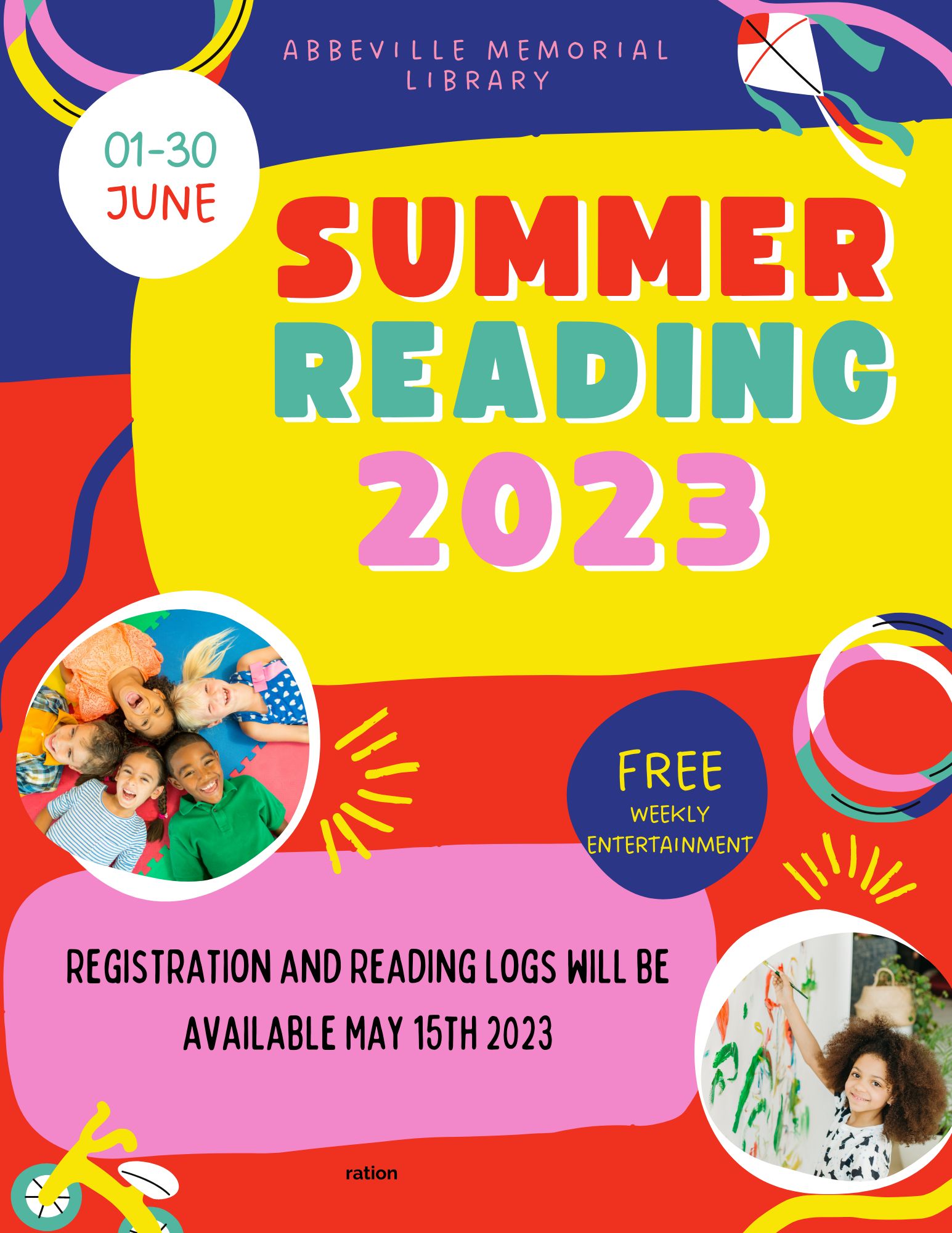 Summer Reading 2023 Abbeville Memorial Library