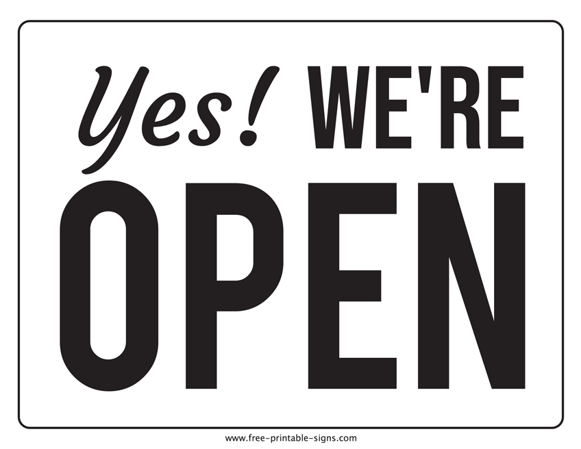 We're Open – Abbeville Memorial Library